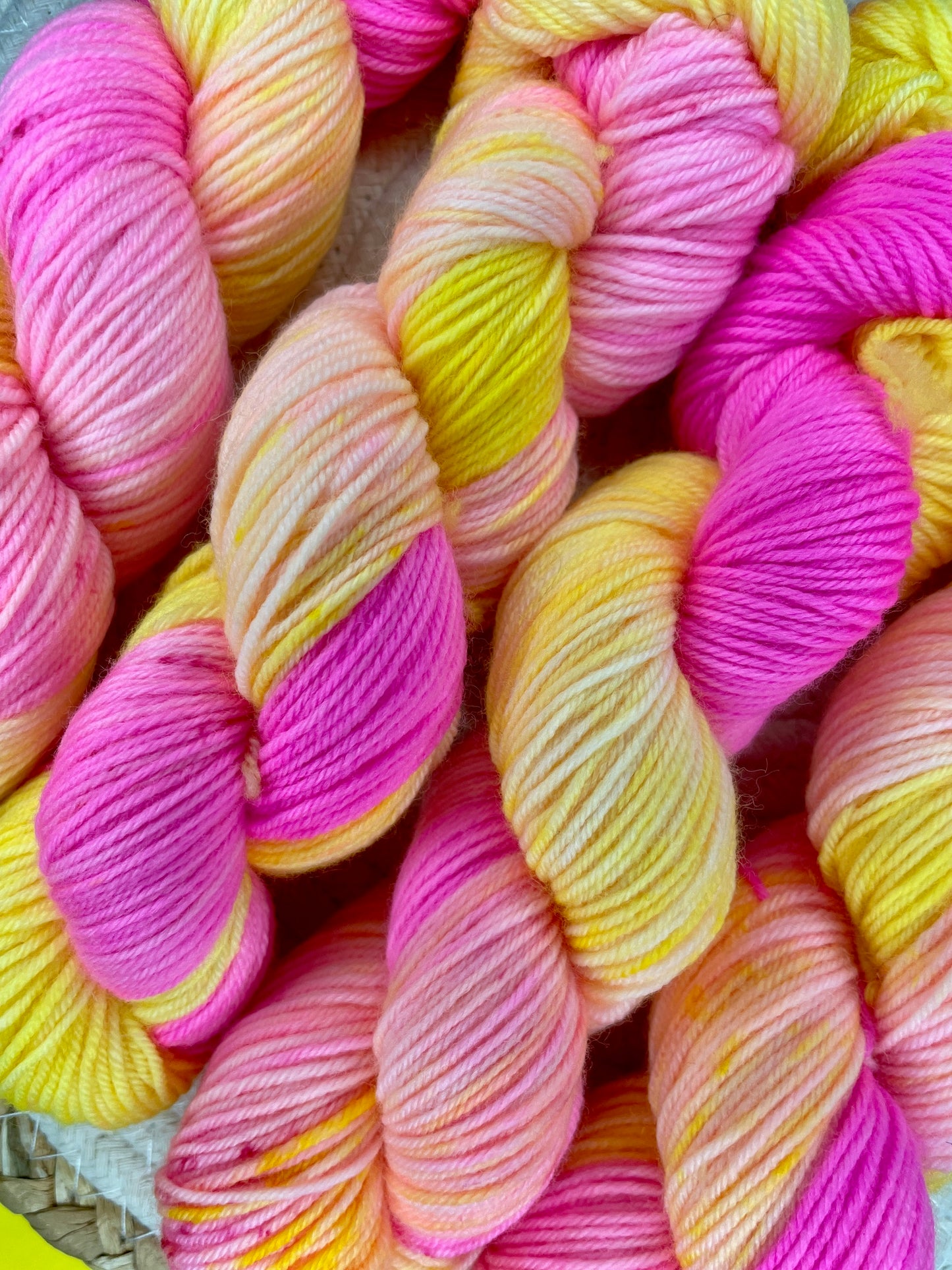 Merino's socks Sorbet Citron-framboise