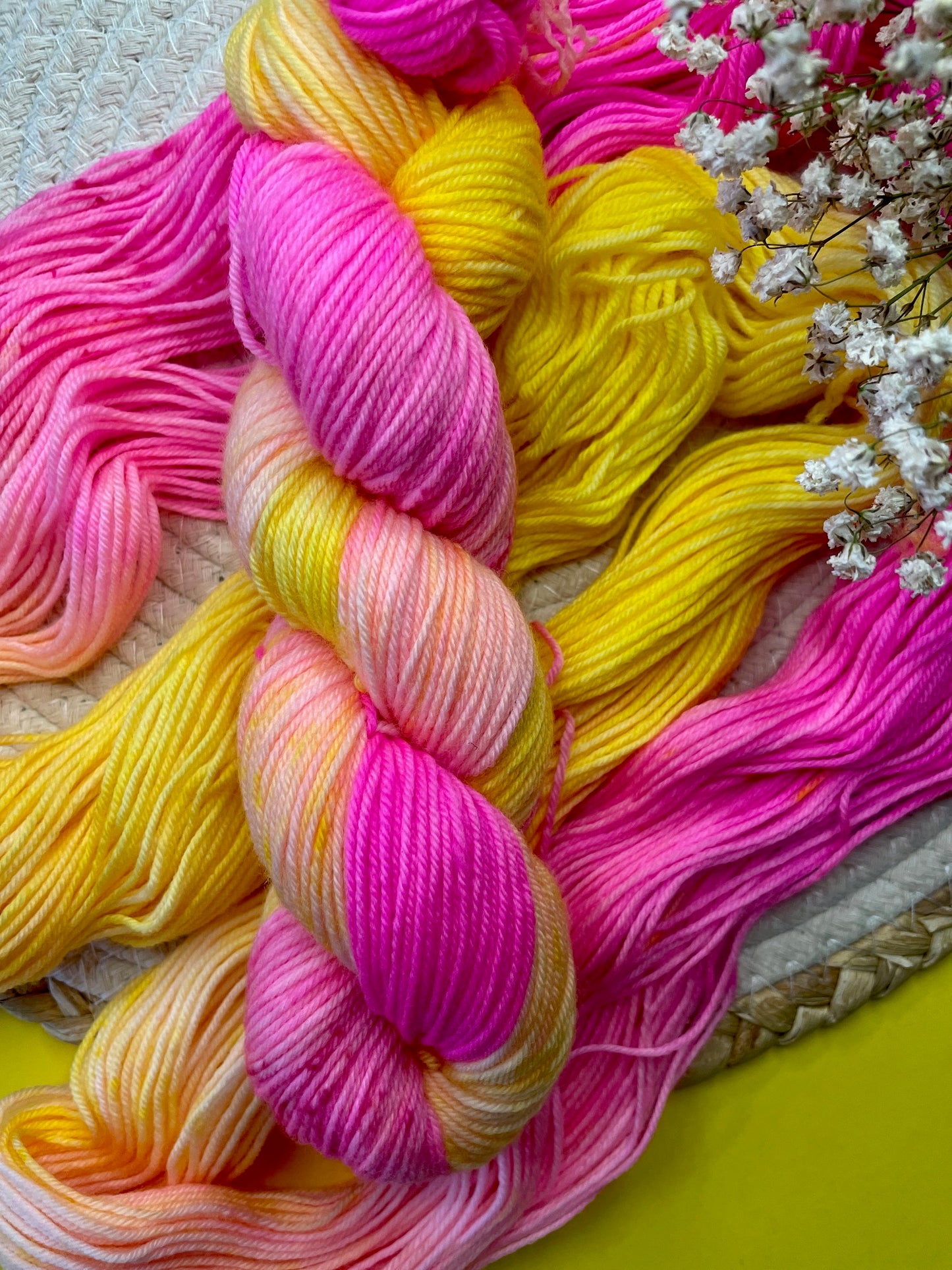 Merino's socks Sorbet Citron-framboise