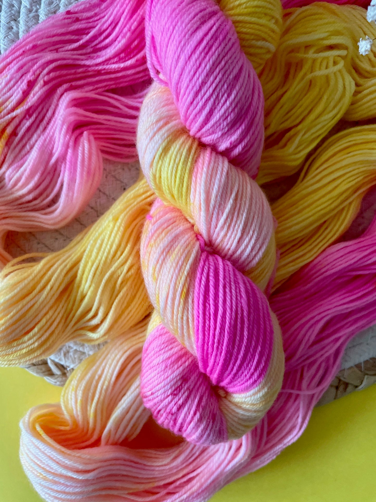 Merino's socks Sorbet Citron-framboise