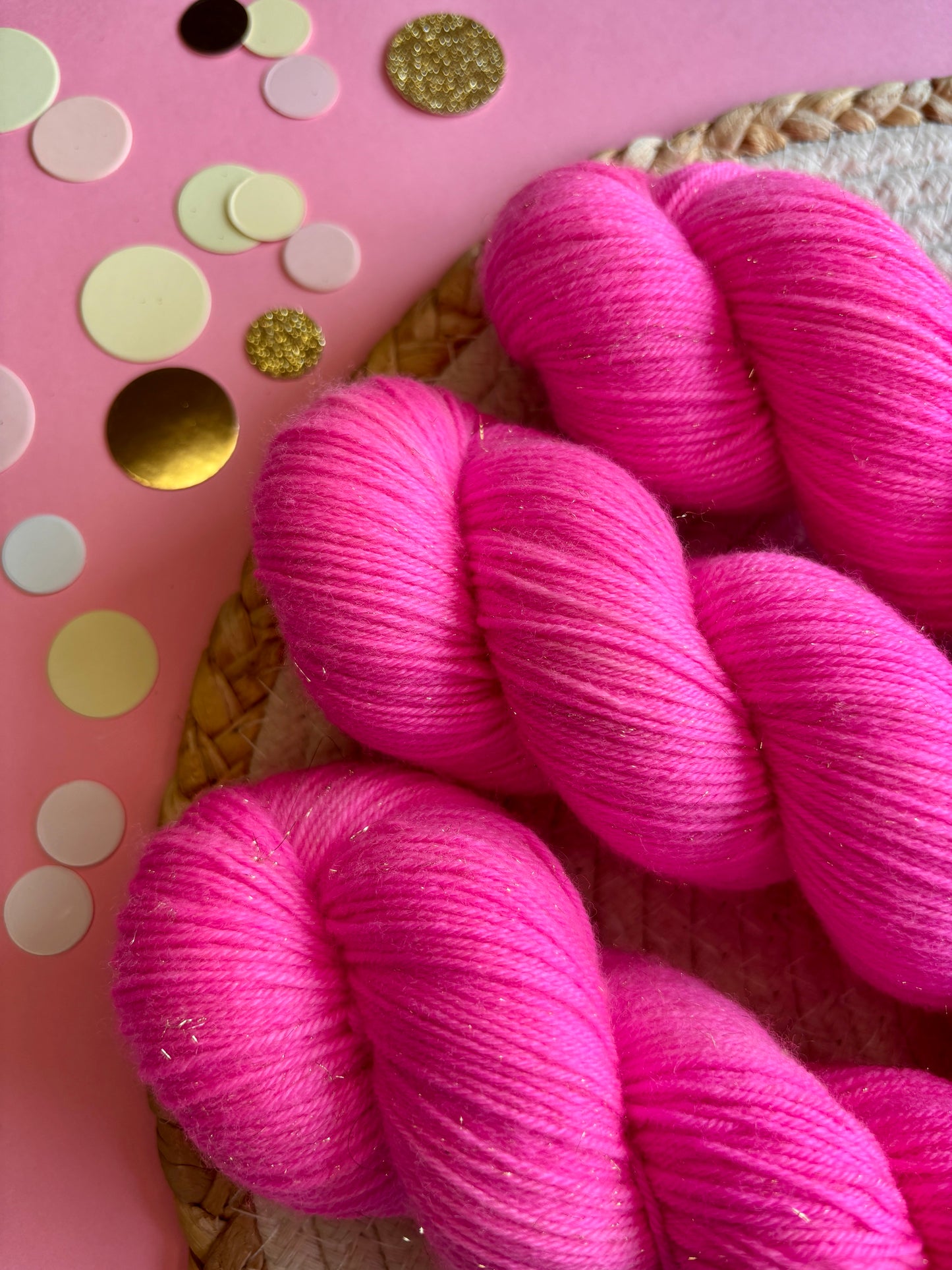 Merino's socks paillettes Bonbon