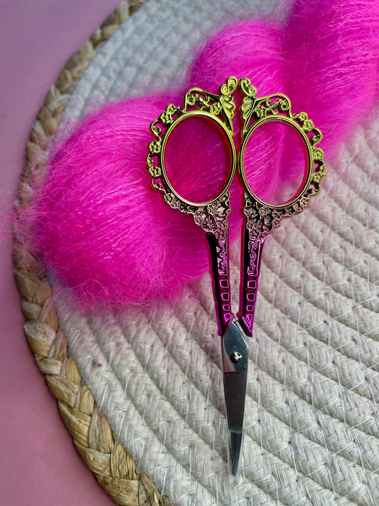 Ciseaux Vintage rose