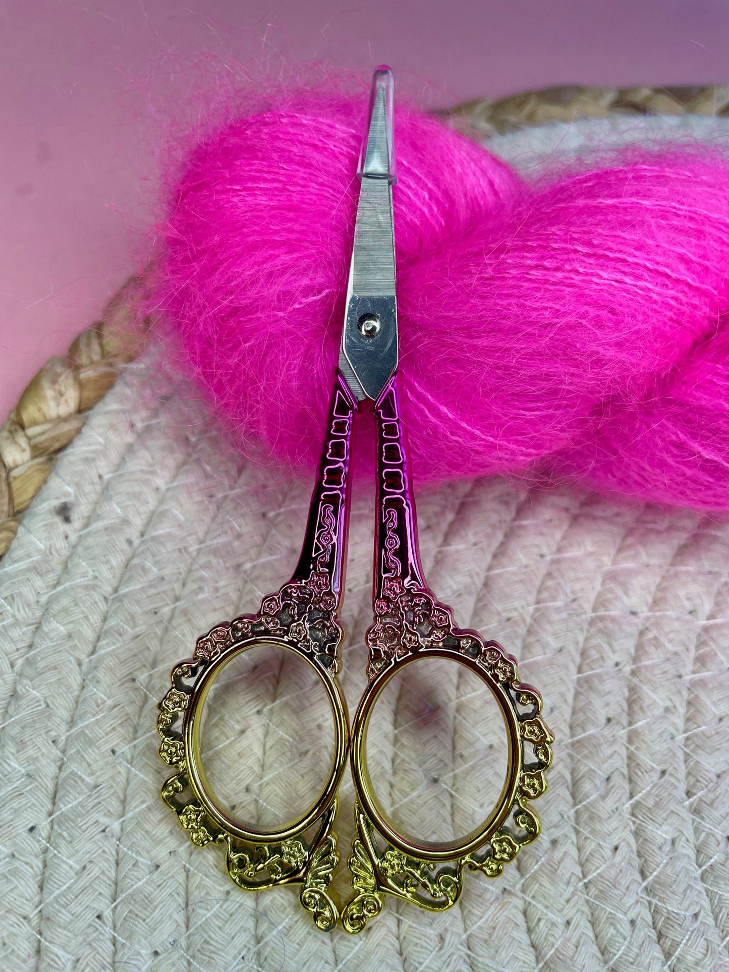 Ciseaux Vintage rose