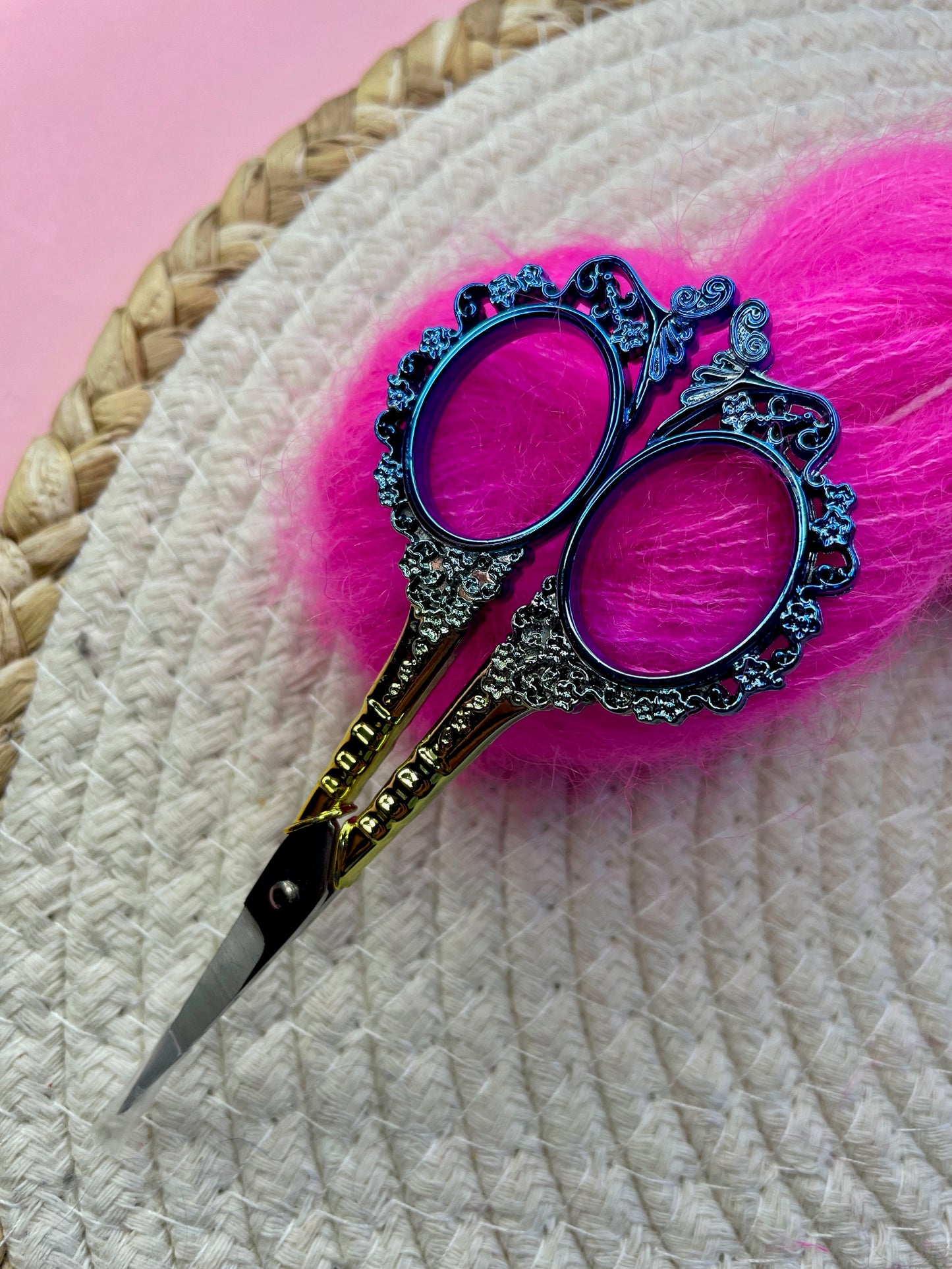 Ciseaux Vintage bleu