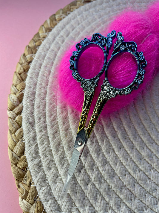 Ciseaux Vintage bleu