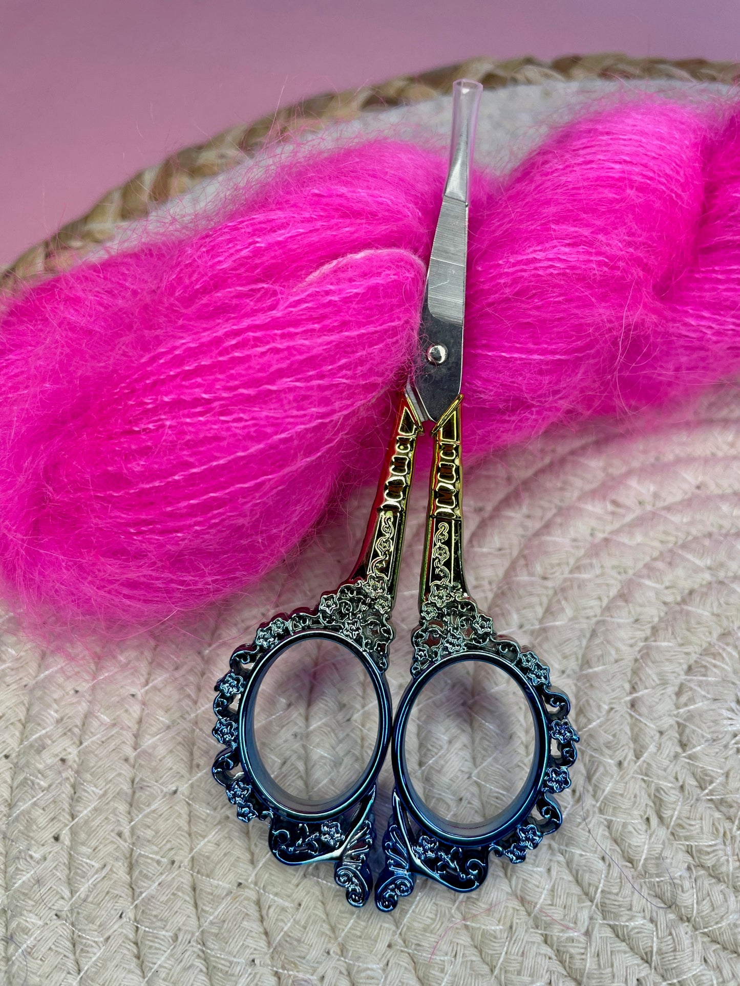 Ciseaux Vintage bleu