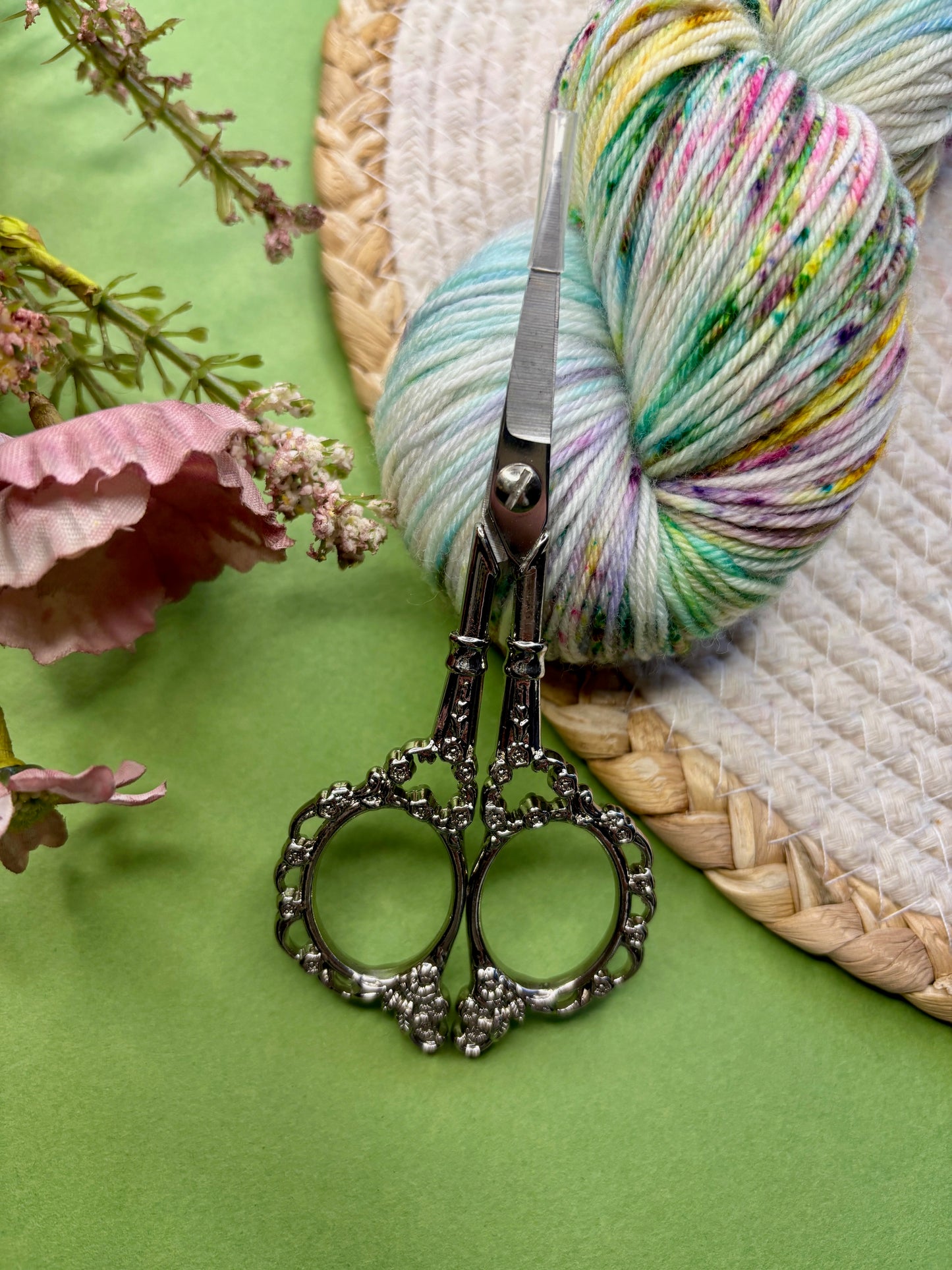 Ciseaux Baroque argenté