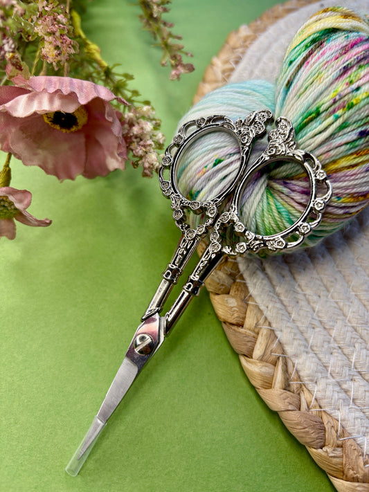 Ciseaux Baroque argenté