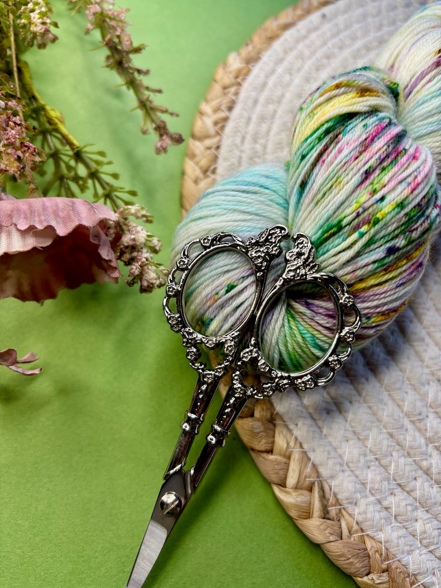 Ciseaux Baroque argenté