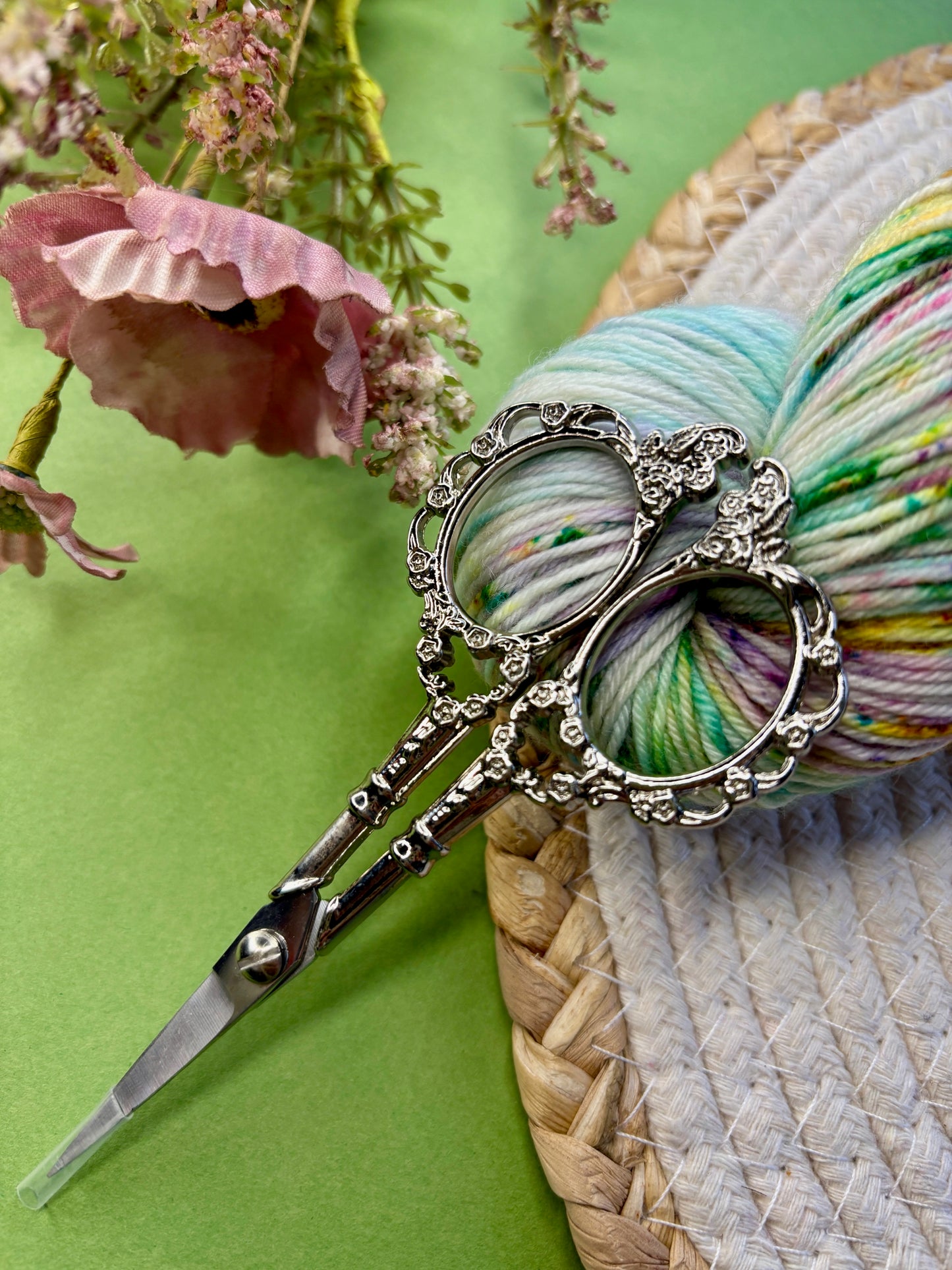 Ciseaux Baroque argenté