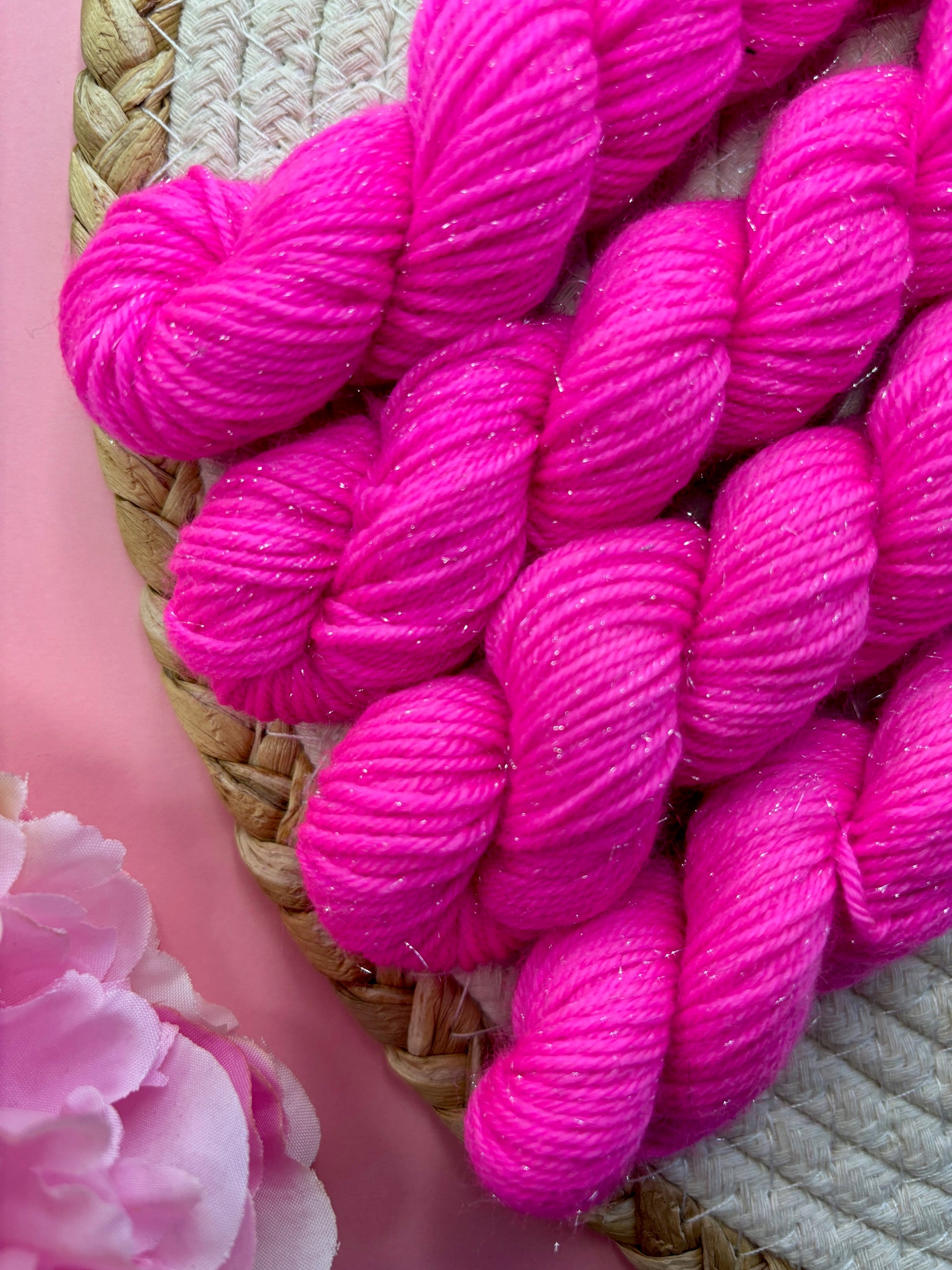 Laine pailletée fingering couleur malabar