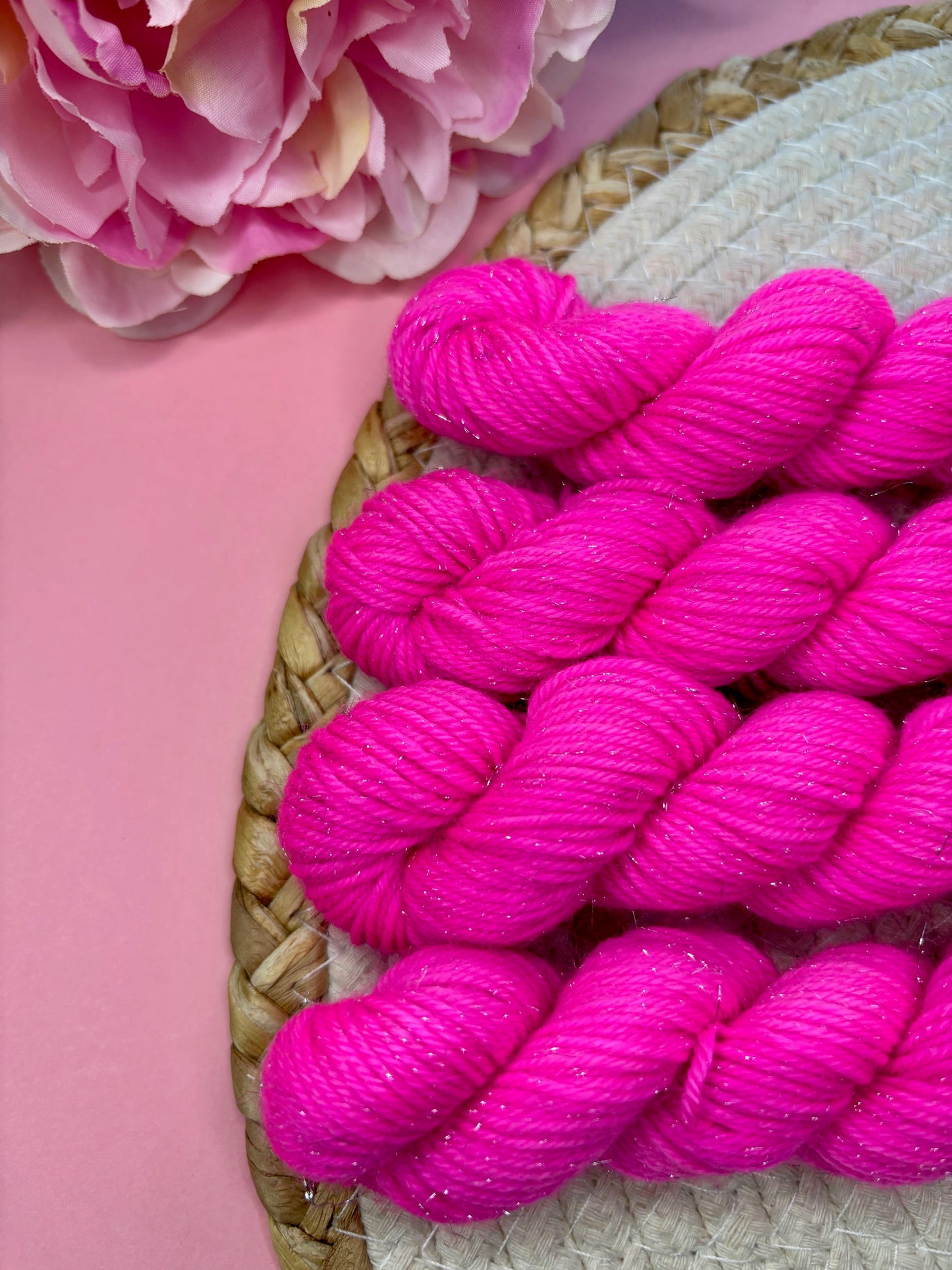 Laine pailletée fingering couleur malabar