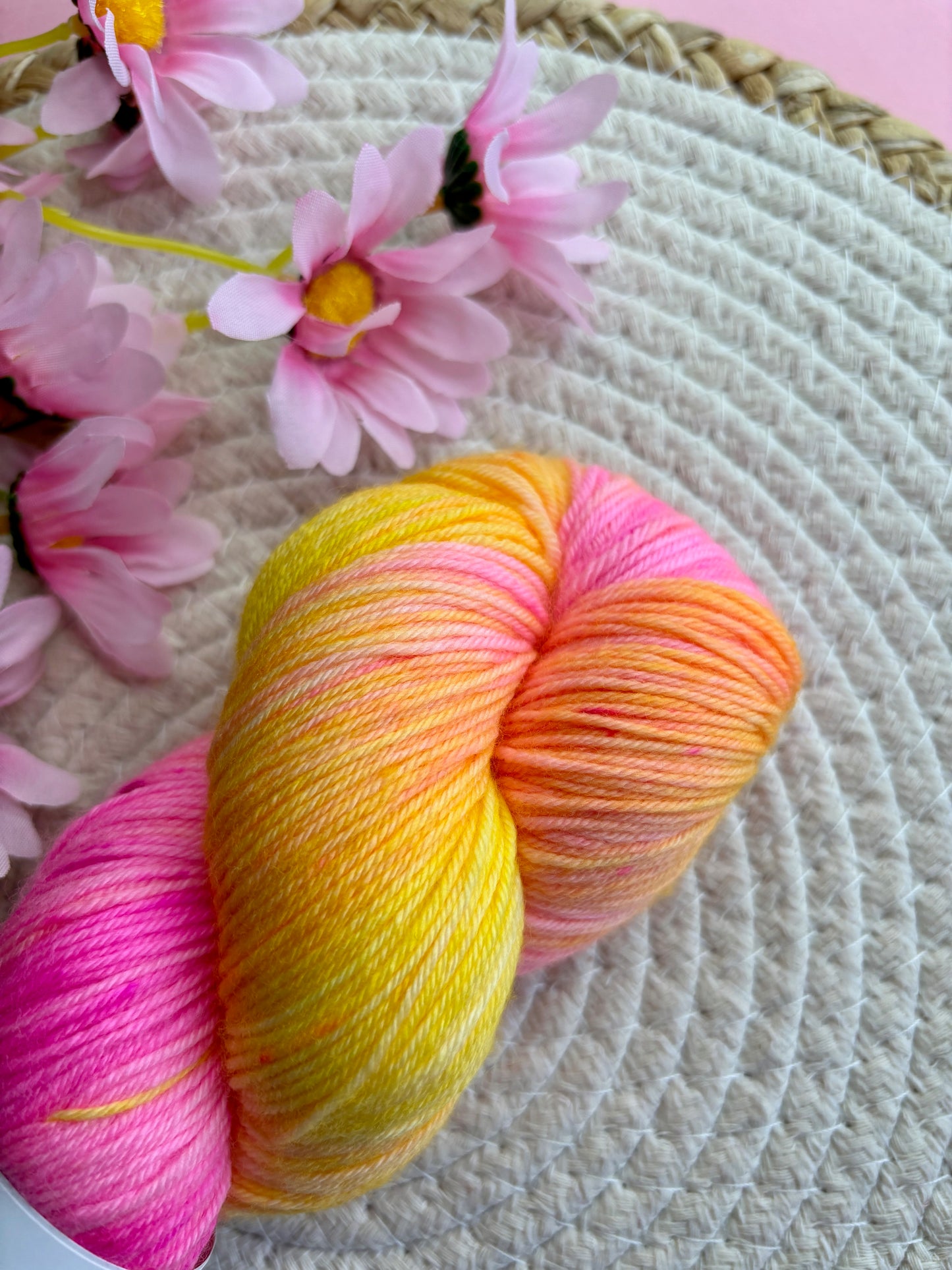 Merino's socks Sorbet citron framboise