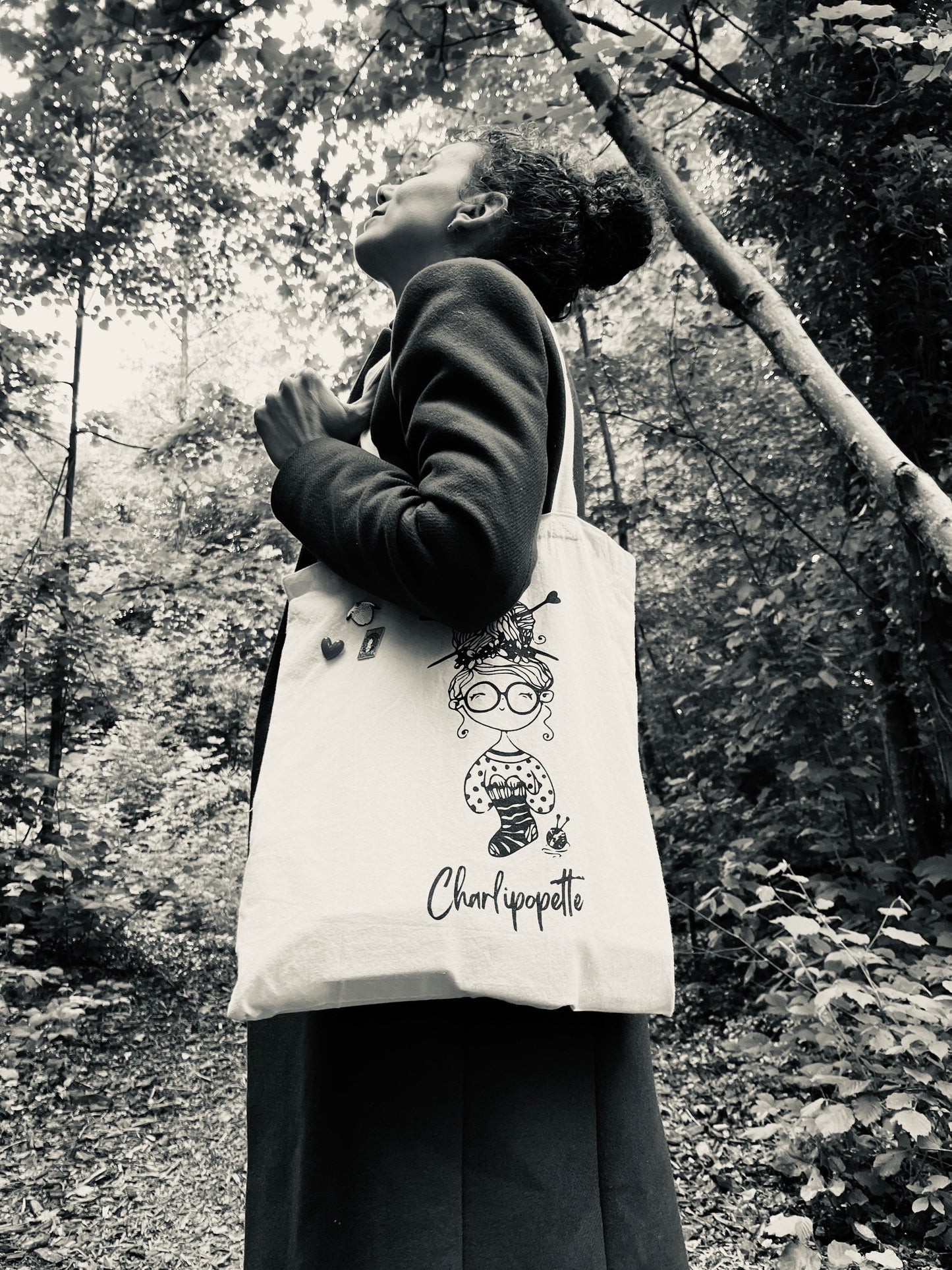 Tote bag Charlipopette