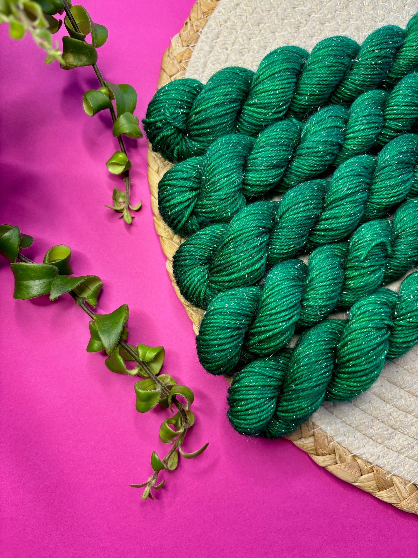 Merino's socks Mini paillettes Silver Emeraude