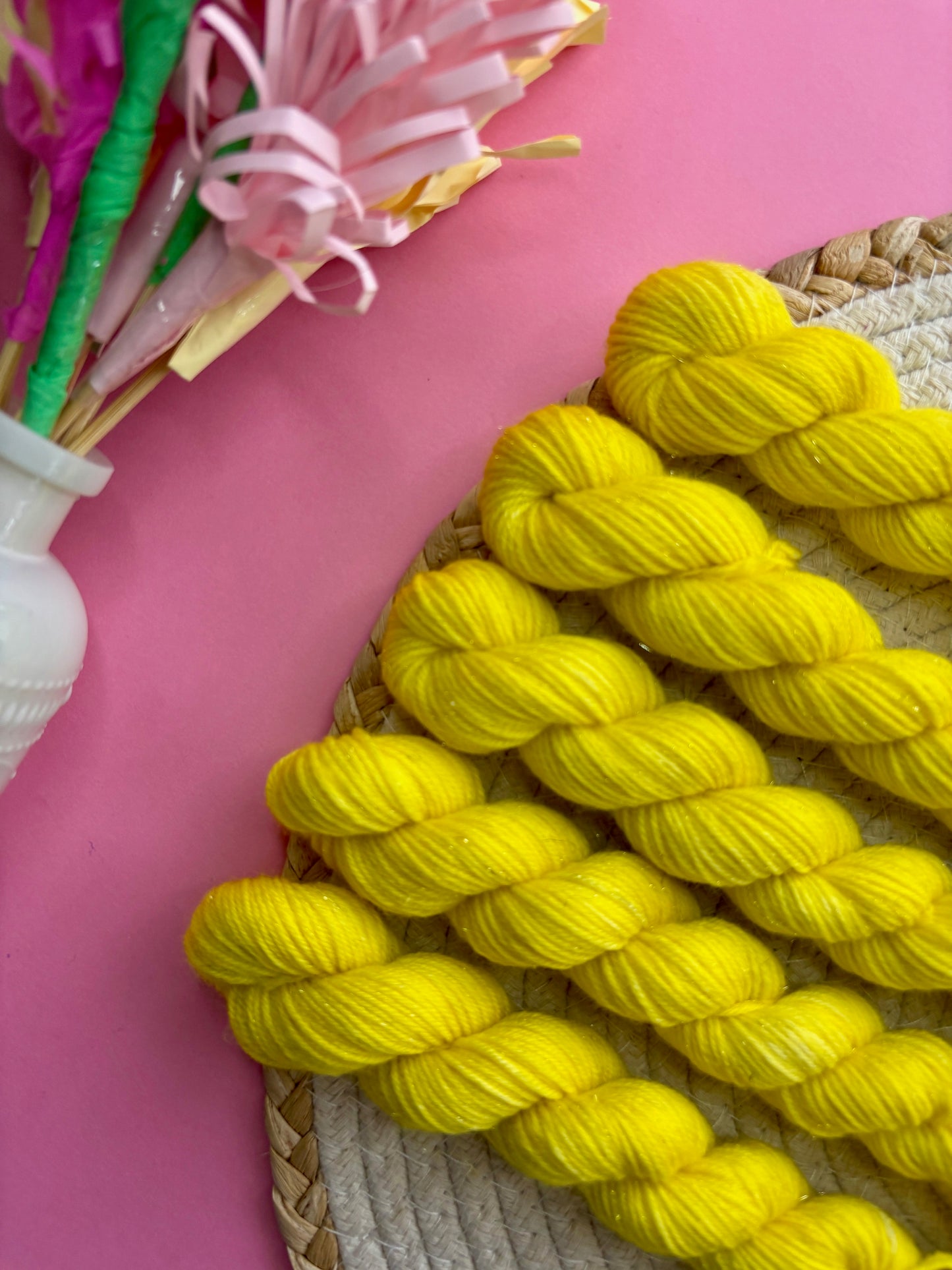 Merino's socks Mini paillettes Yellowstone