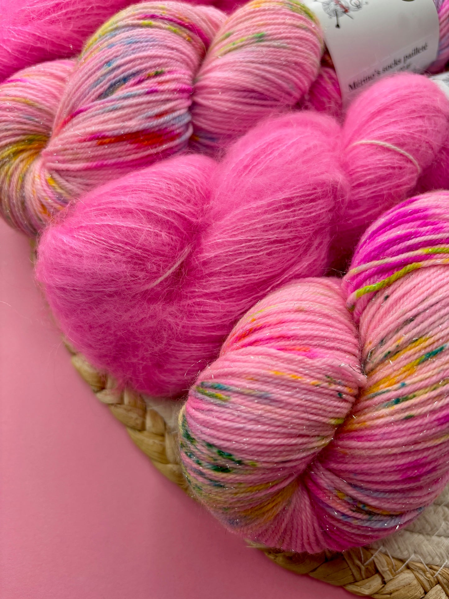 Merino's socks paillettes Printemps