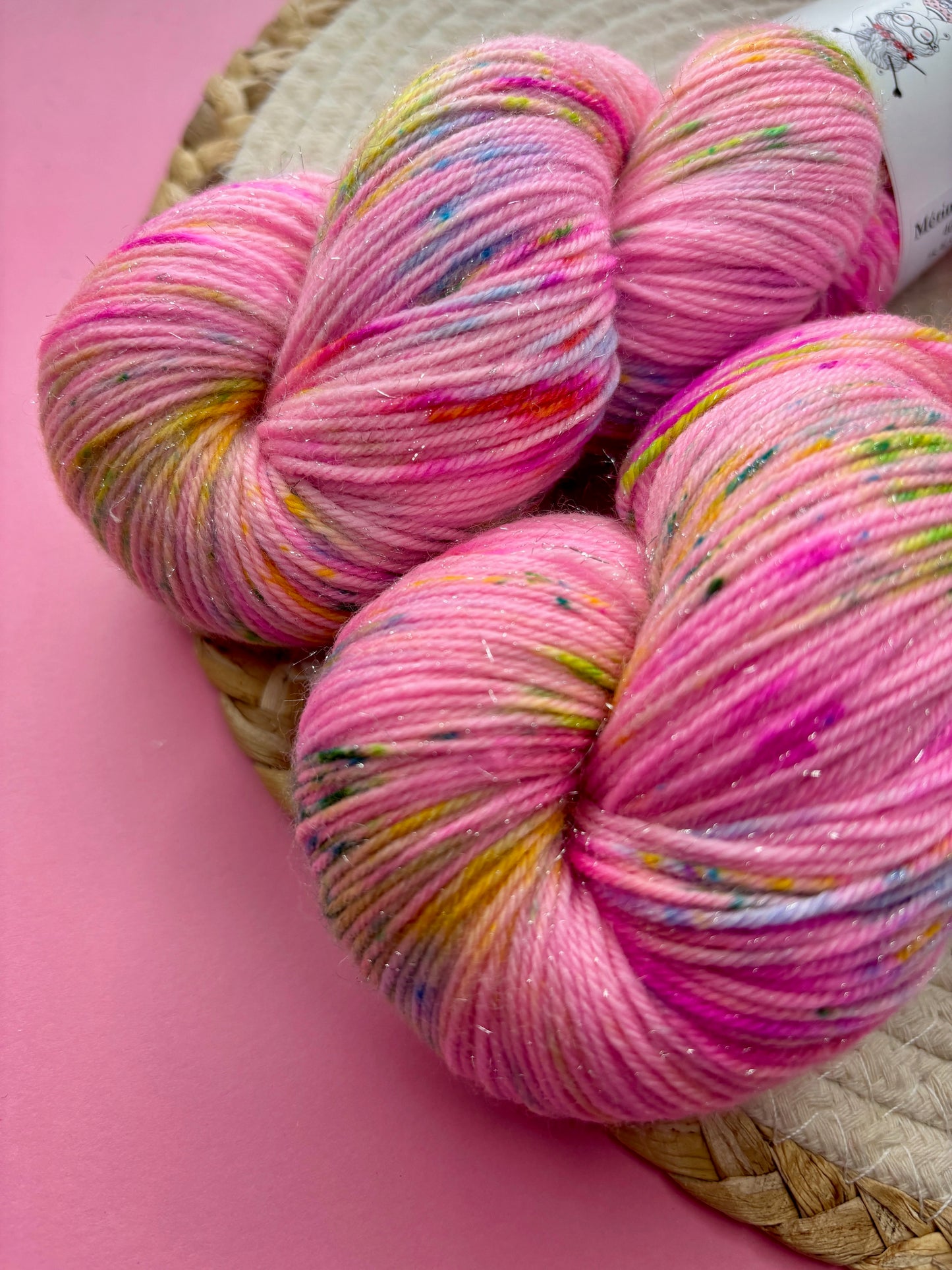 Merino's socks paillettes Printemps