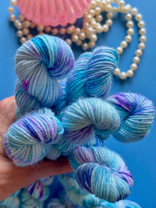 Merino's socks Mini paillettes Mermaid