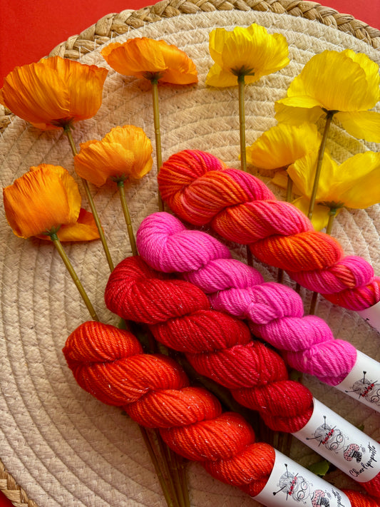 Mini multi pack paillette Orange