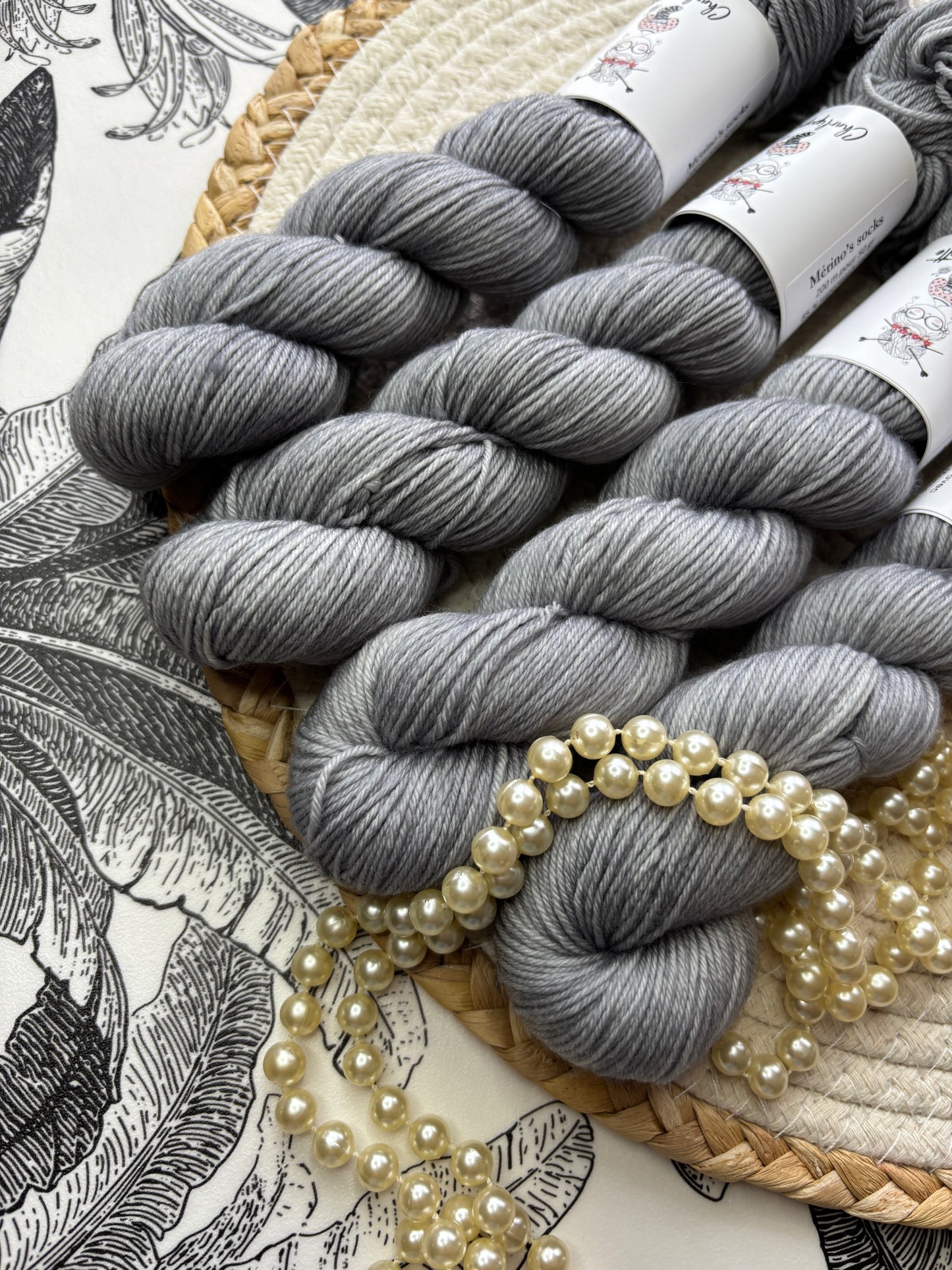 Merino's socks Silver