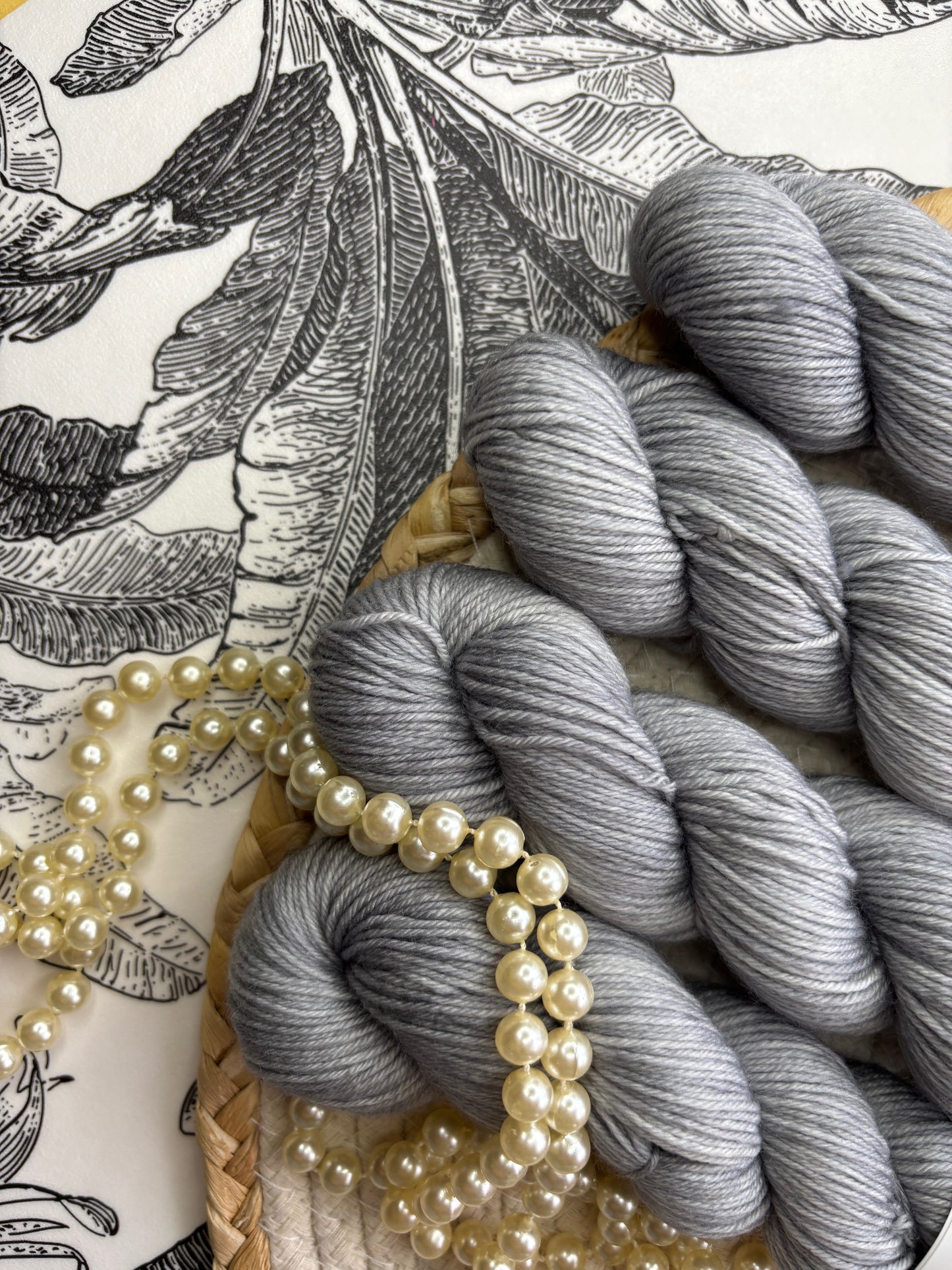 Merino's socks Mini paillettes Silver