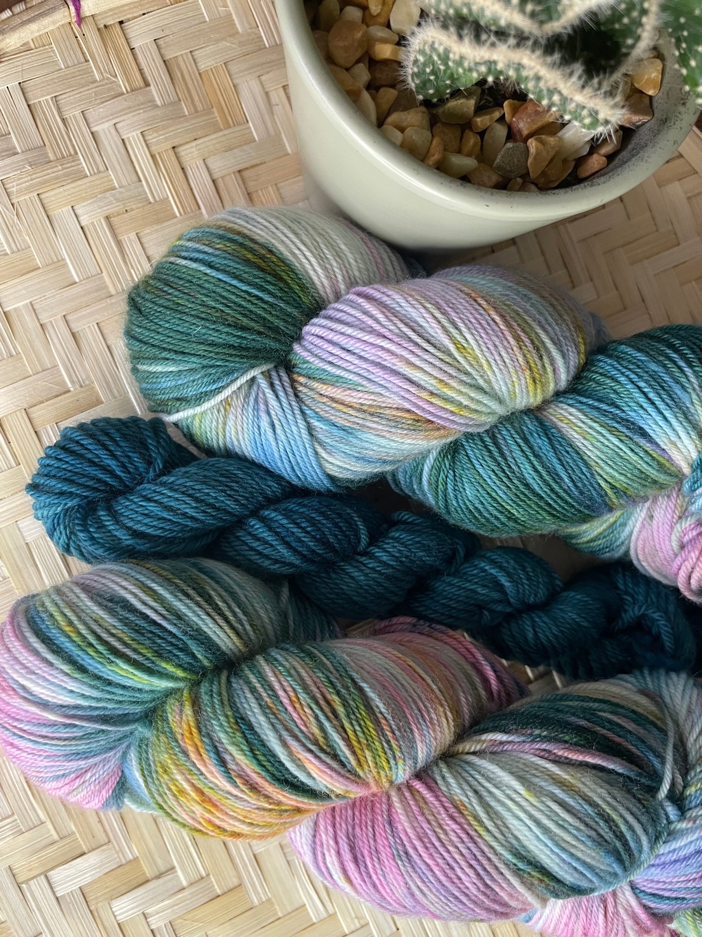 Merino's socks DK Vert Sauvage