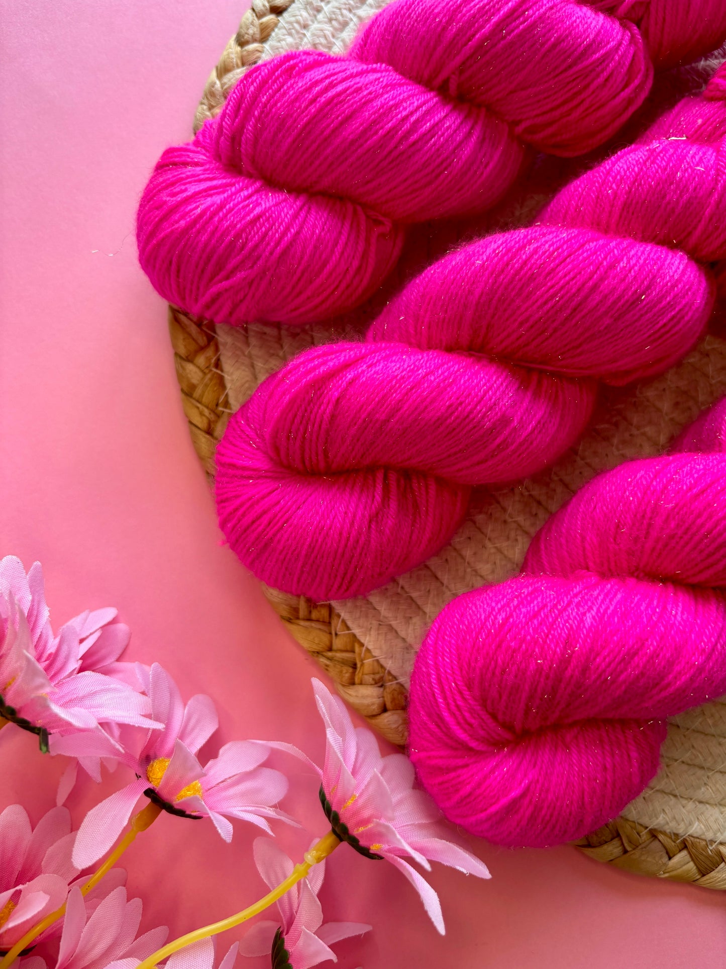 Merino's socks paillettes Barbie