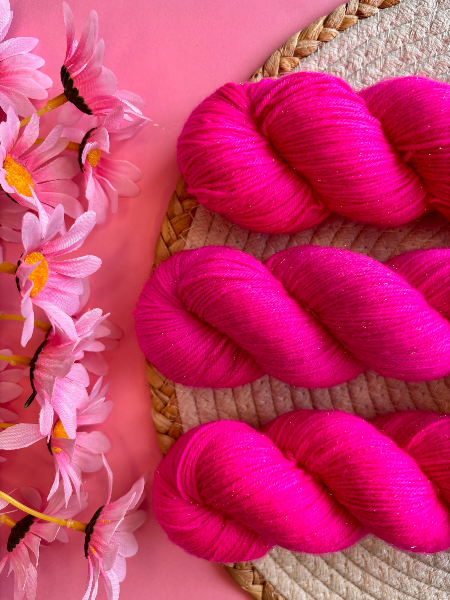 Merino's socks paillettes Barbie
