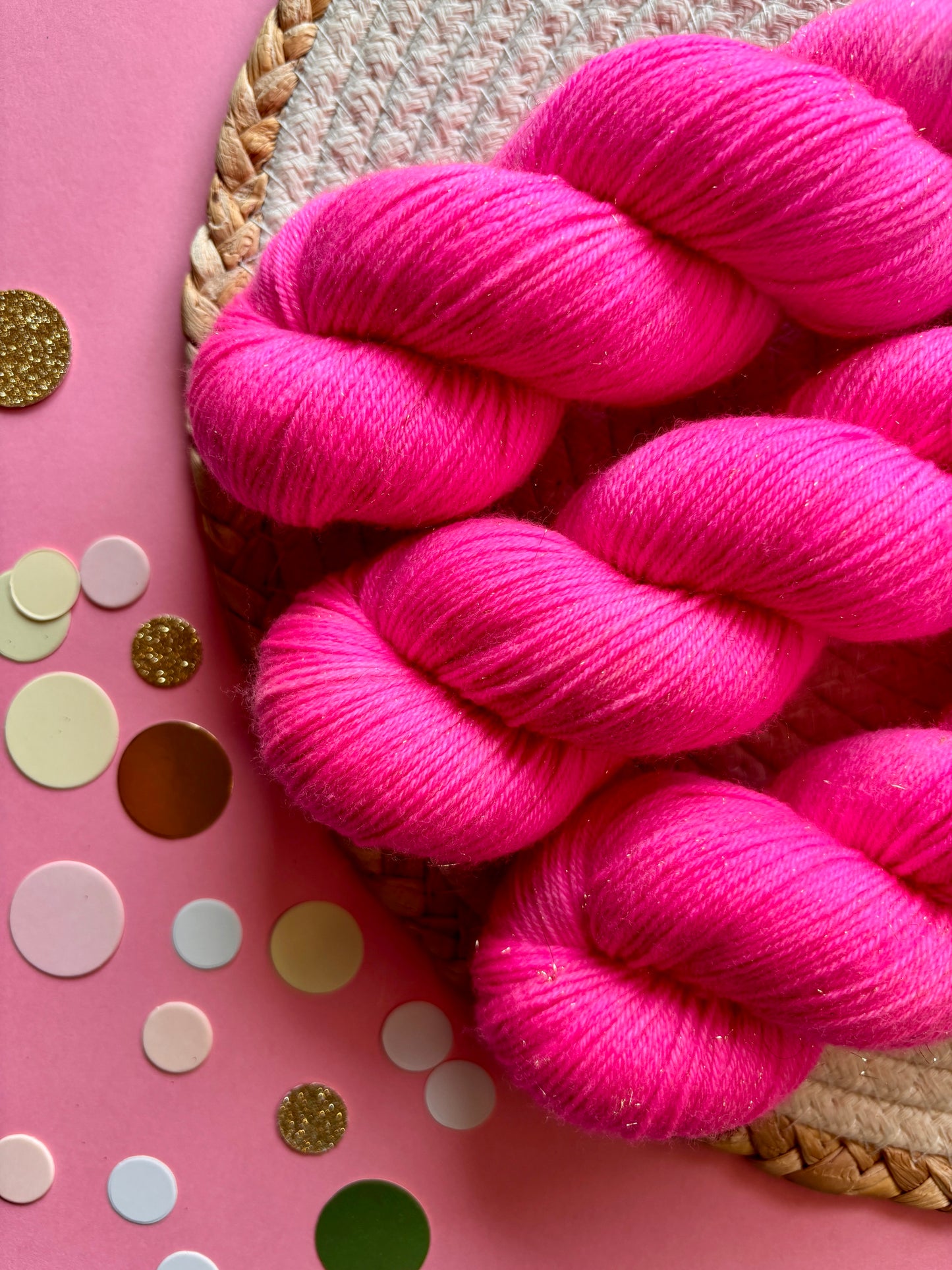 Merino's socks paillettes Bonbon