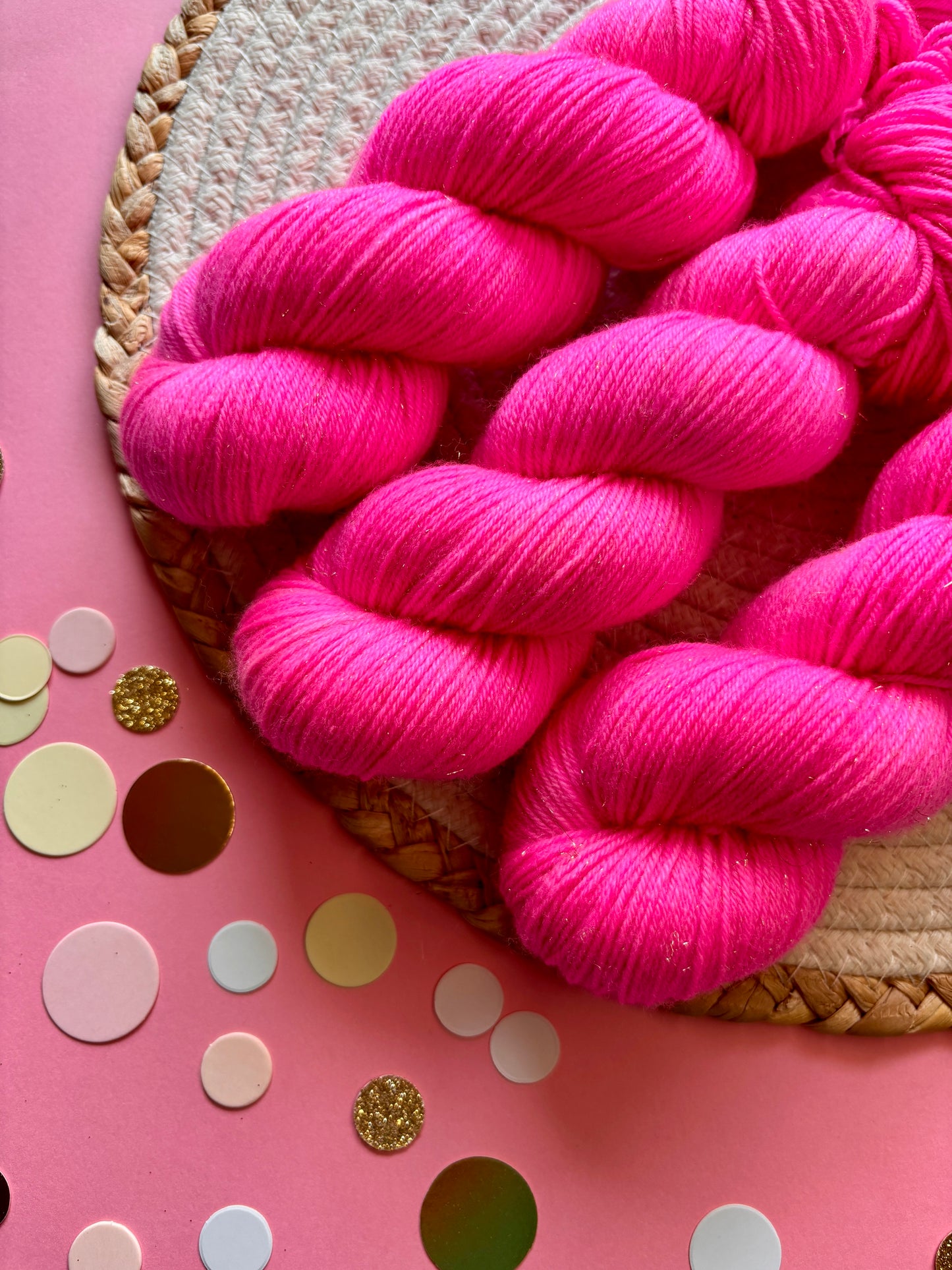 Merino's socks paillettes Bonbon