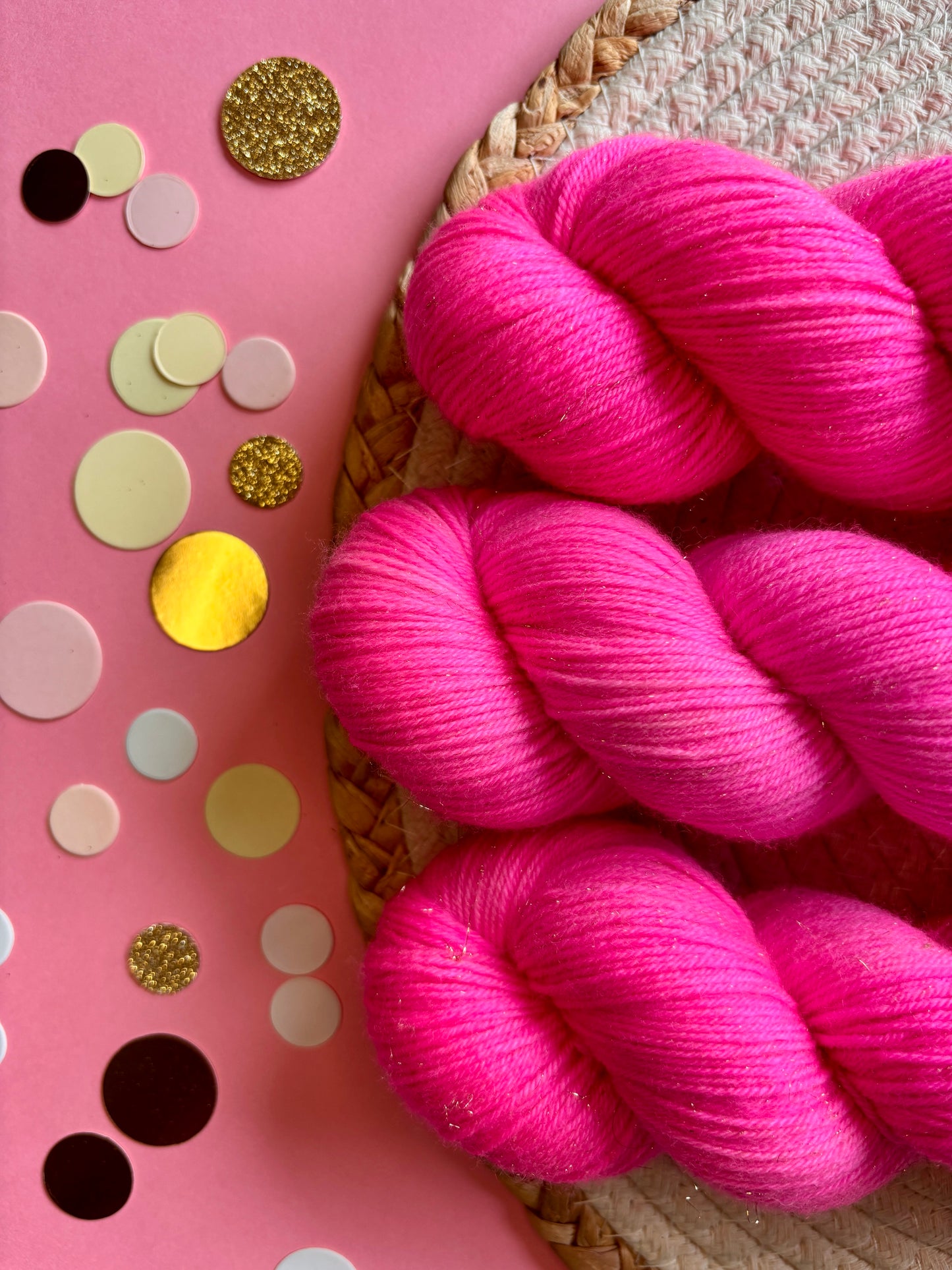 Merino's socks paillettes Bonbon