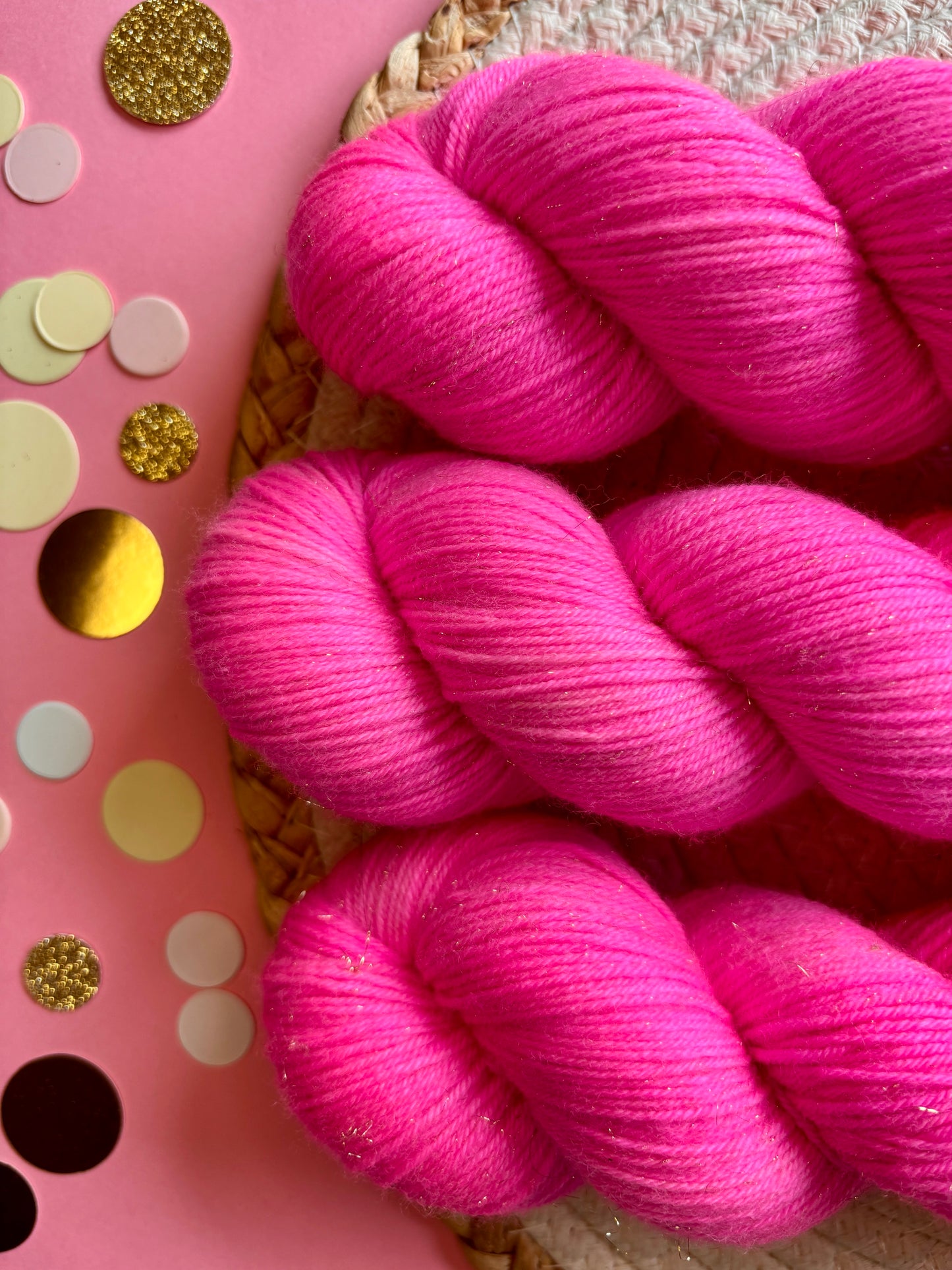 Merino's socks paillettes Bonbon