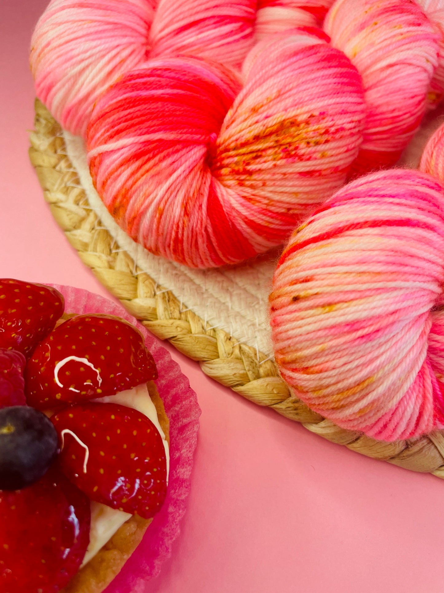 Merino's socks Tarte aux fraises
