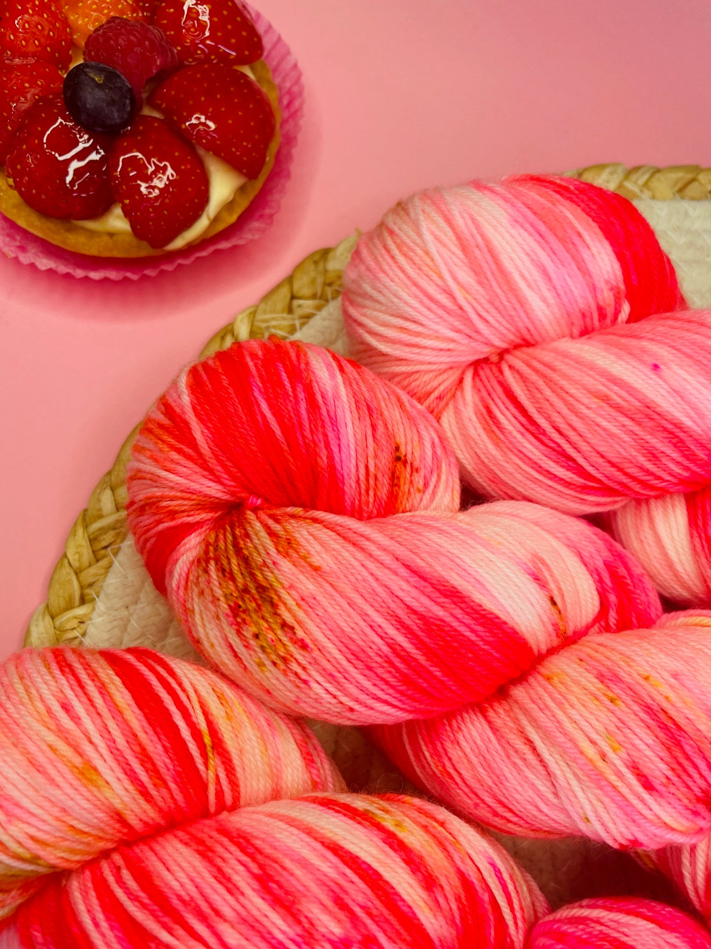 Merino's socks Tarte aux fraises