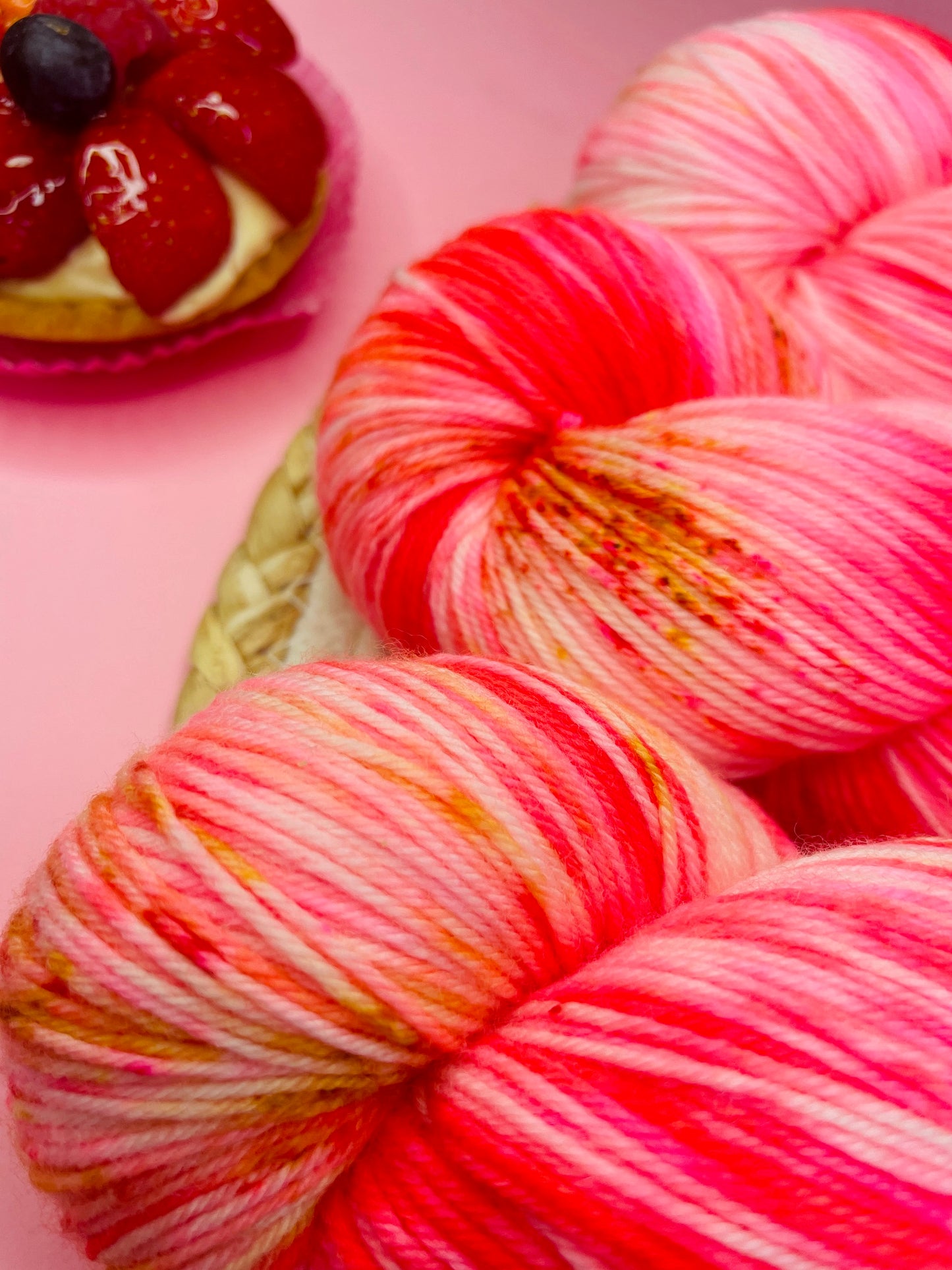 Merino's socks Tarte aux fraises