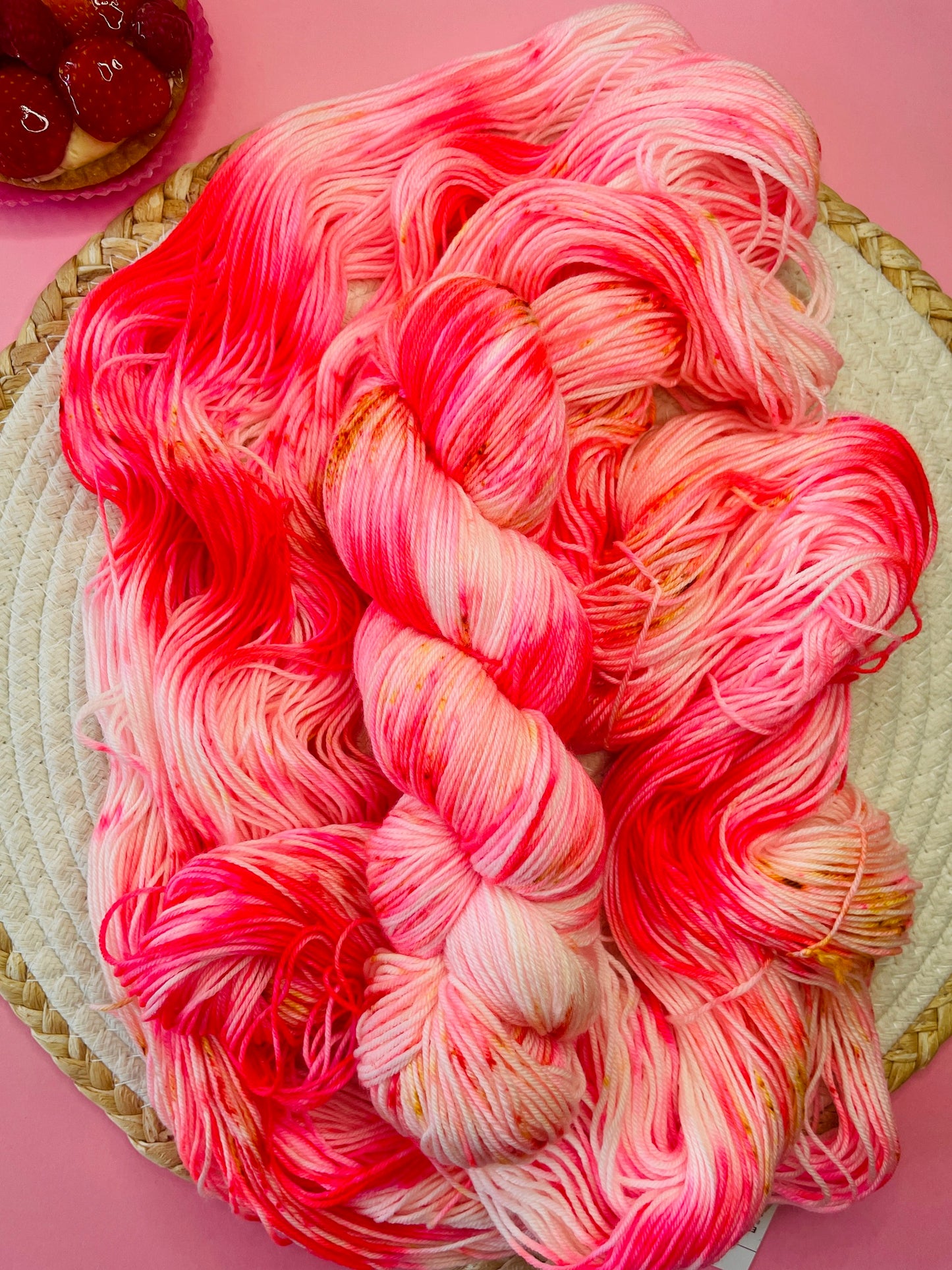 Merino's socks Tarte aux fraises