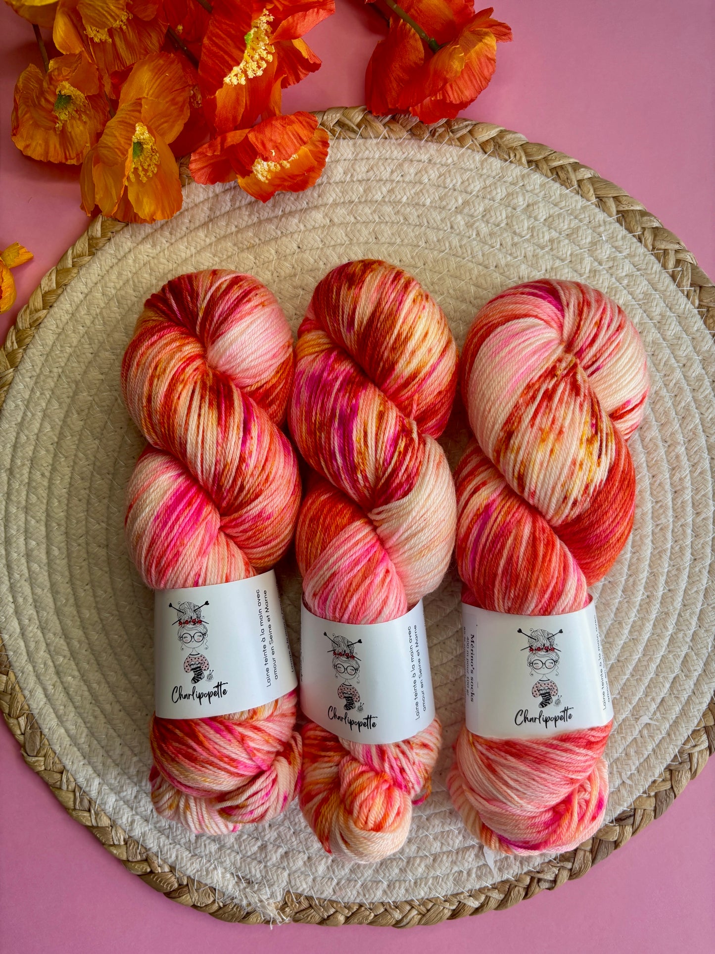 Merino's socks Rose Georgeous