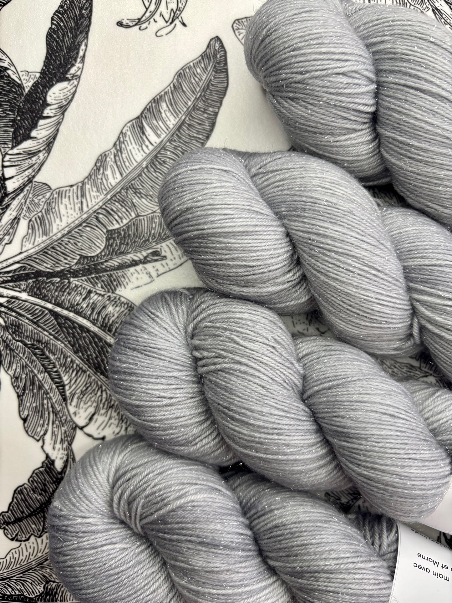 Merino's socks paillettes Silver