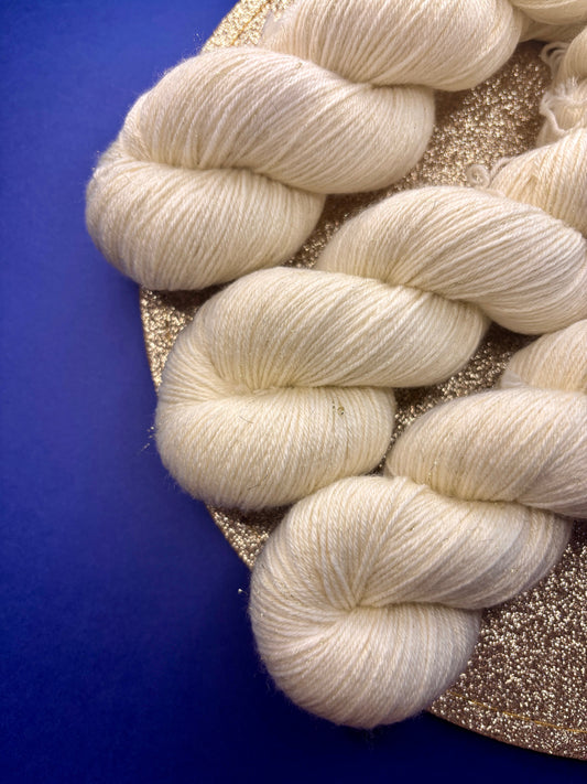 Merino's socks paillettes Naturel Gold