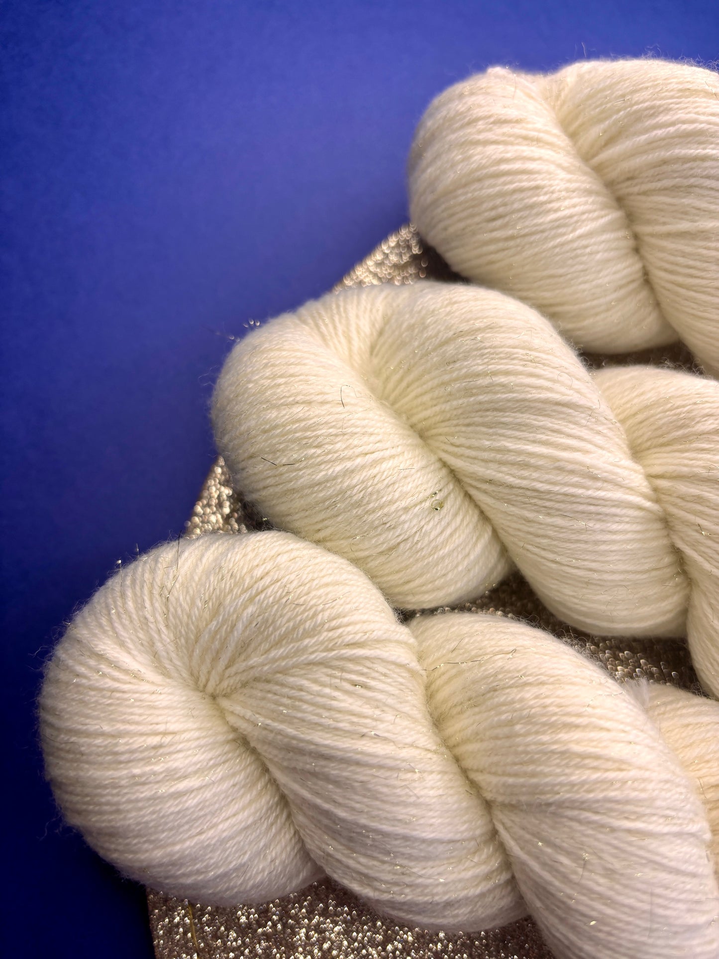 Merino's socks paillettes Naturel Gold