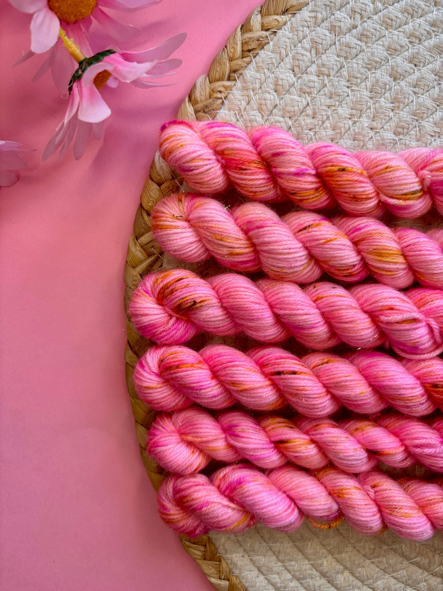 Merino's socks Mini paillettes Marguerite